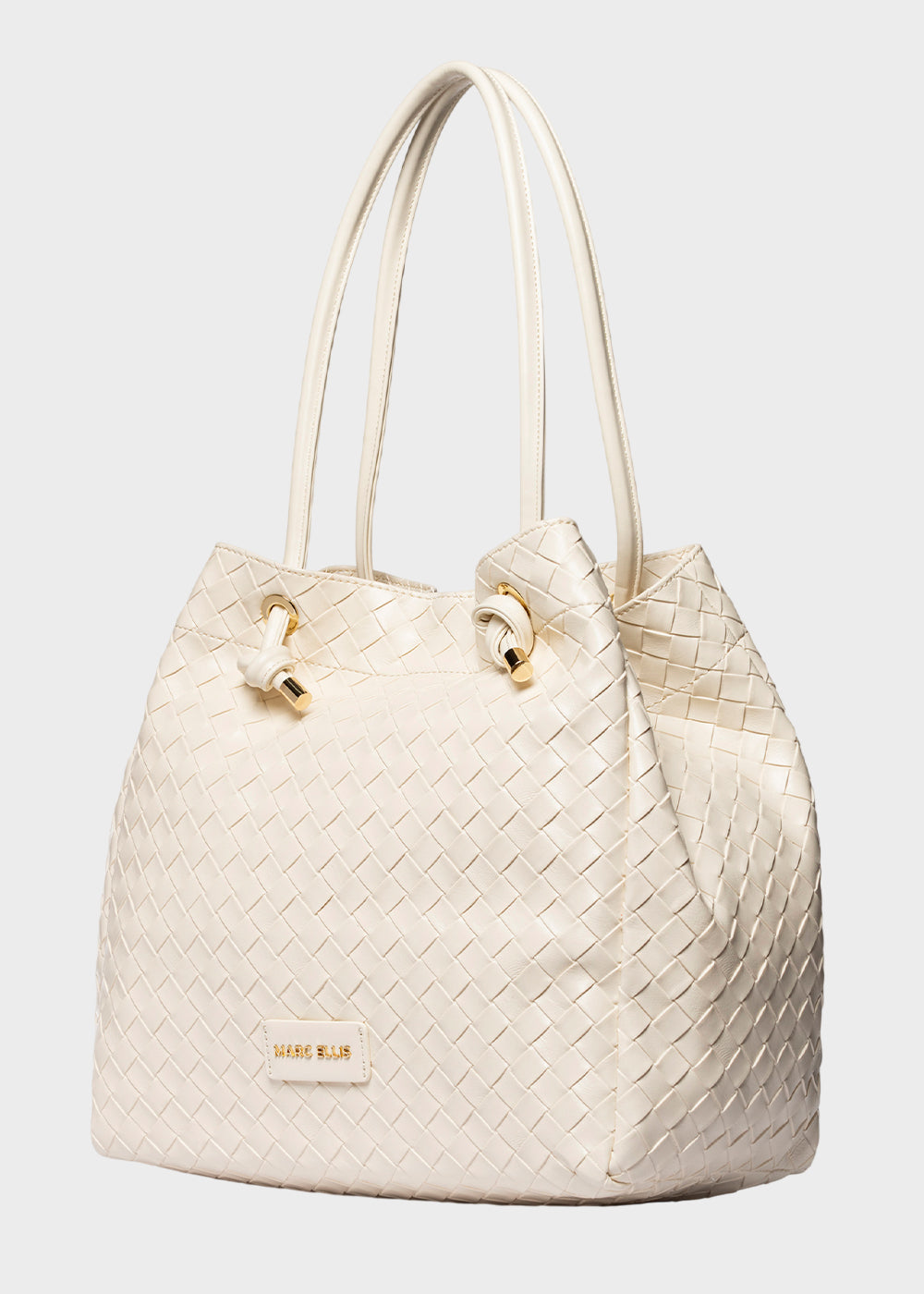 Borsa a spalla Bryanna Plait con trama ad effetto intreccio