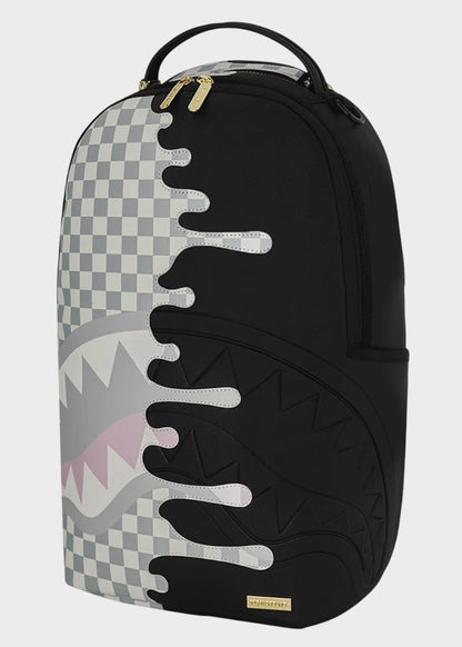 Zaino Cream Check Side Drip