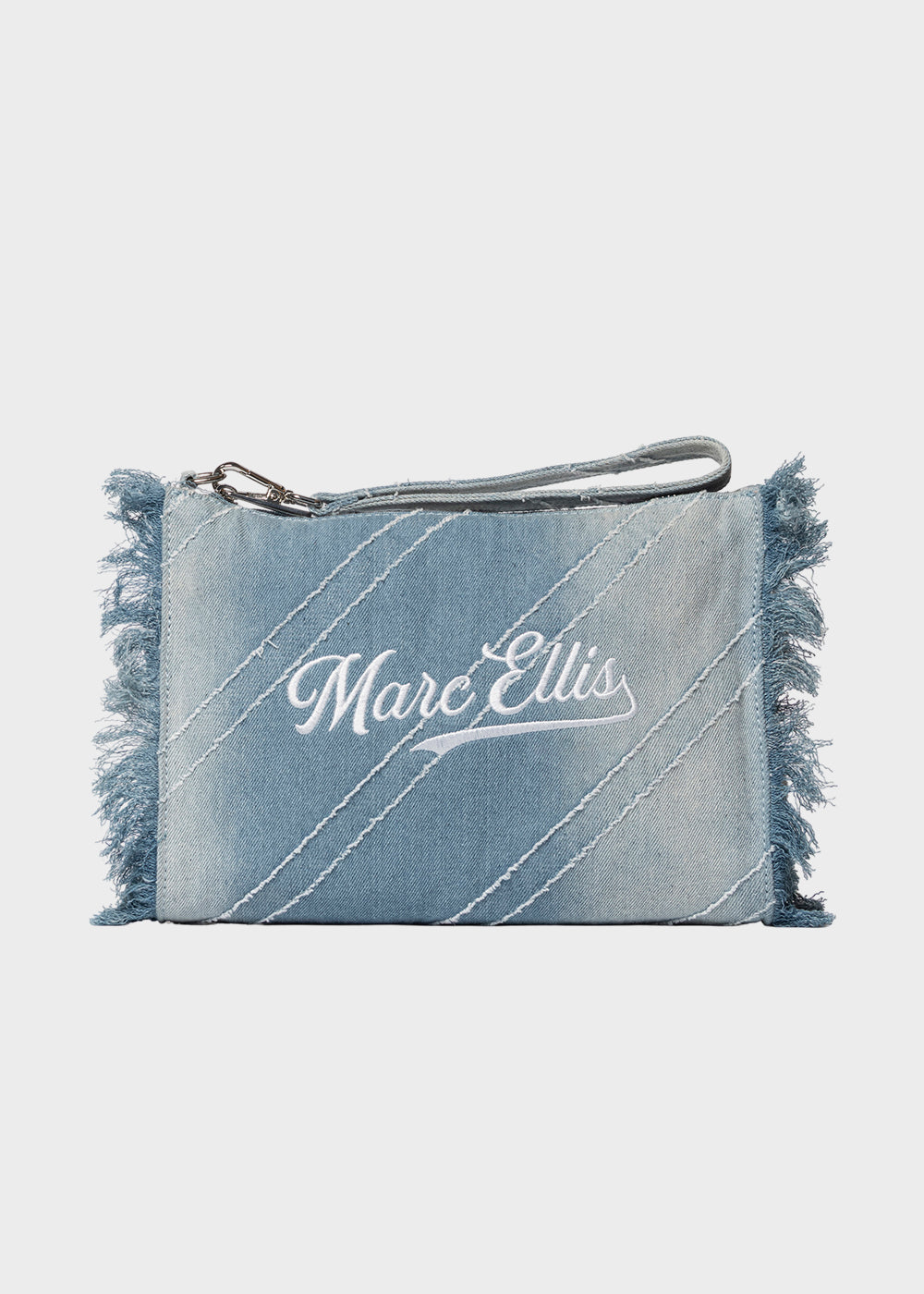 Pochette da Mare Buby S.Miquel in denim con manico da polso
