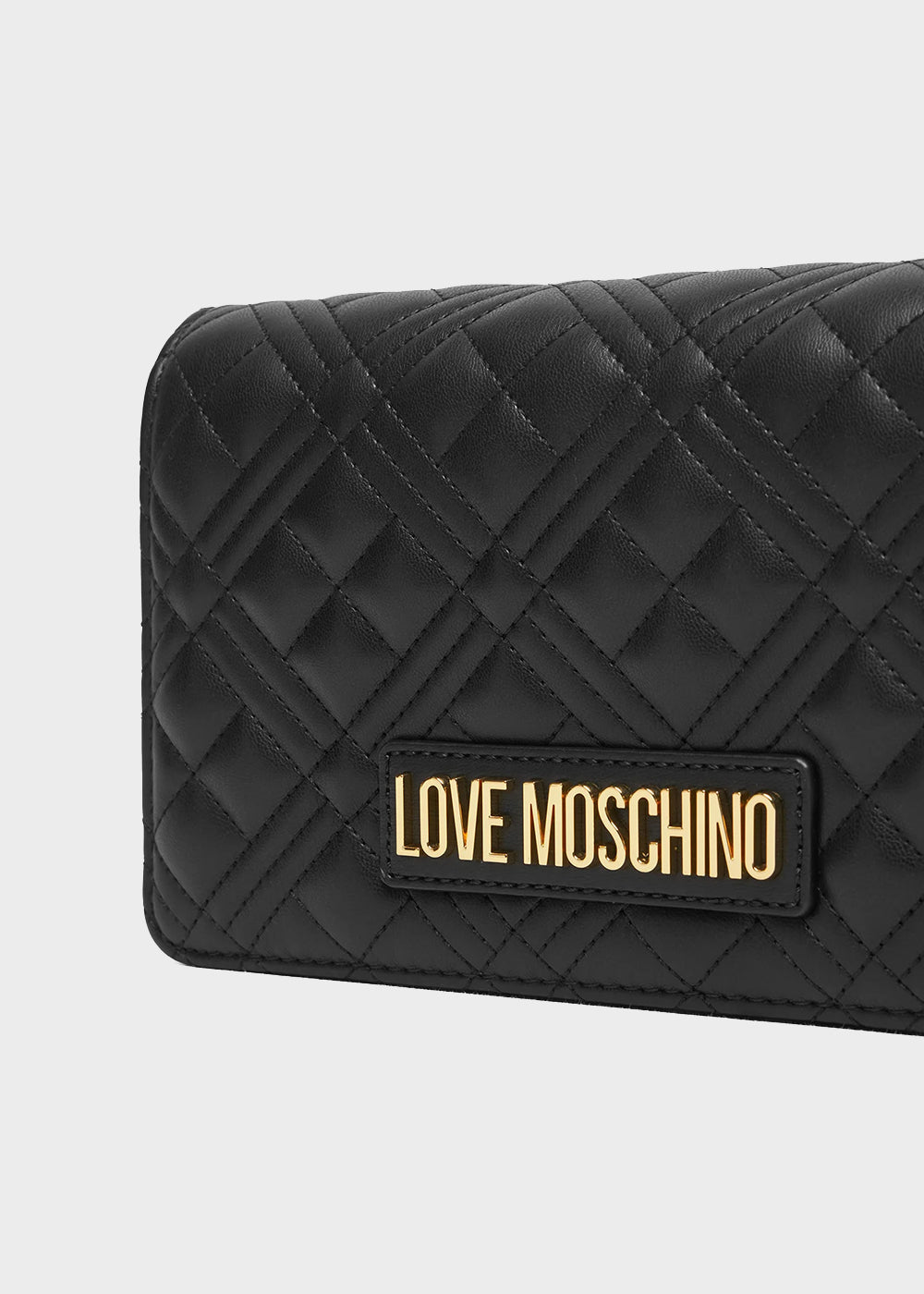 Borsa a tracolla con logo frontale