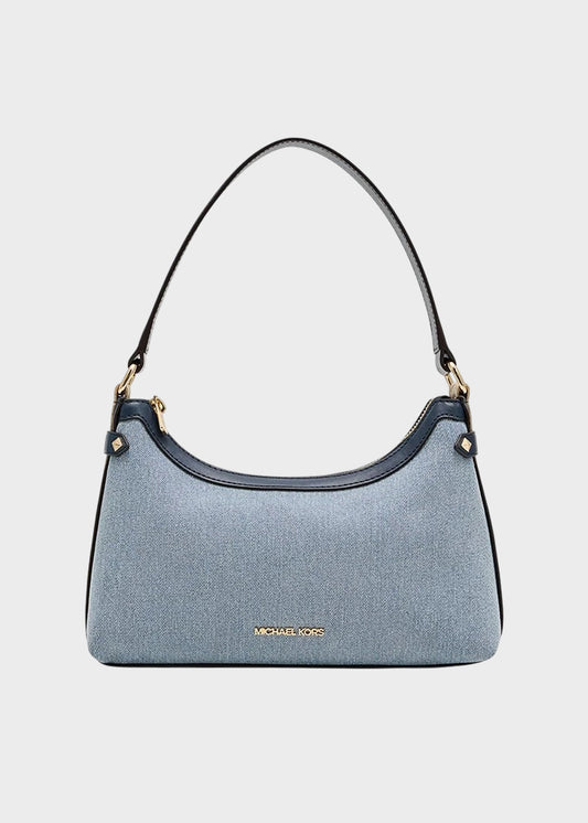 Borsa a spalla Maeve in denim