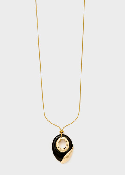 Collana Luna regolabile nero