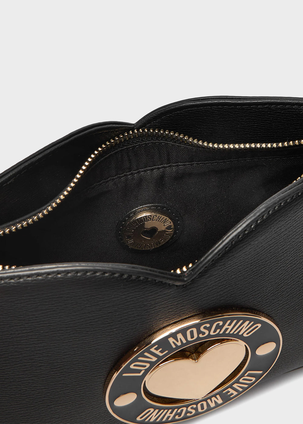 Handbag with heart logo