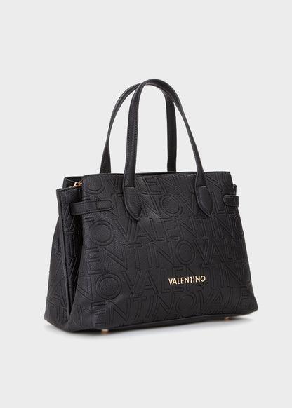 Borsa a mano con tracolla Pansy con logo all over