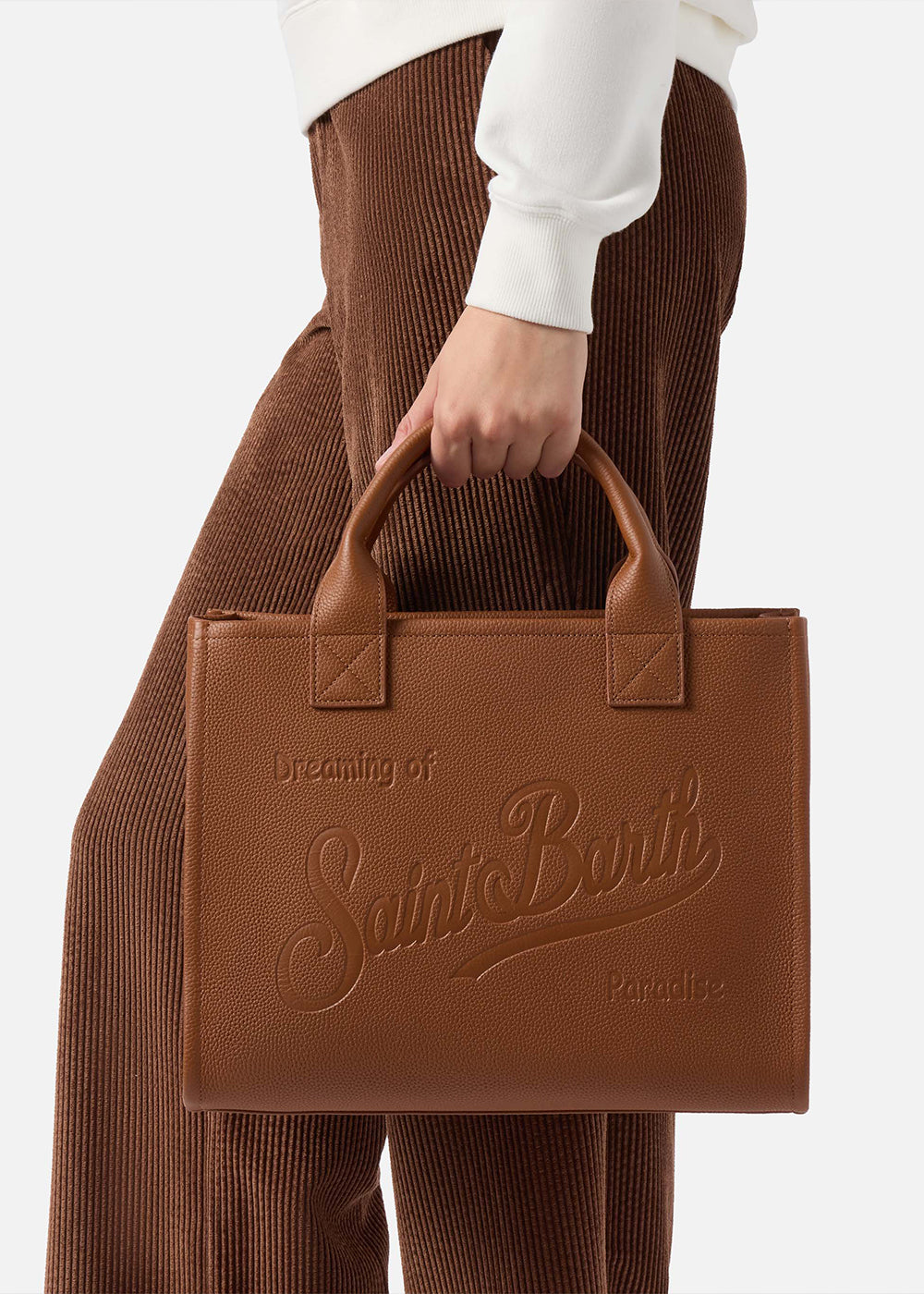 Large Leather Vanity Bag