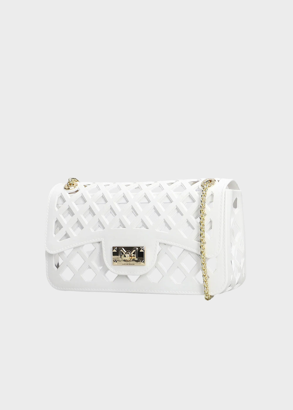 Borsa a tracolla Flat Basket con pochette interna