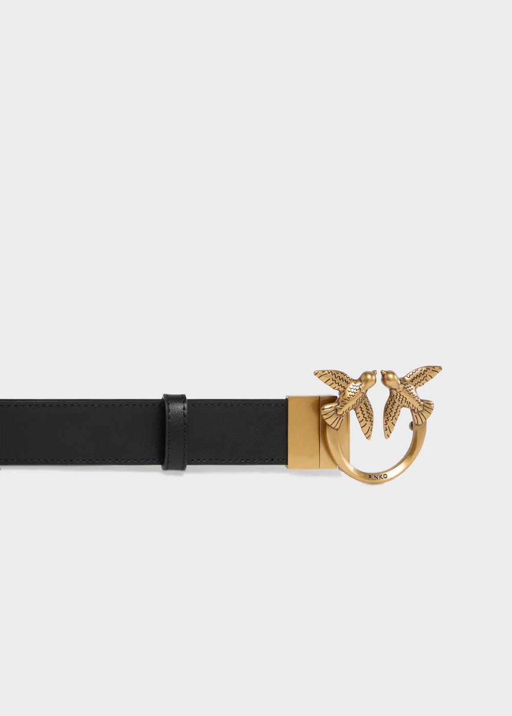 Cintura reversibile con fibbia Love Birds 3cm