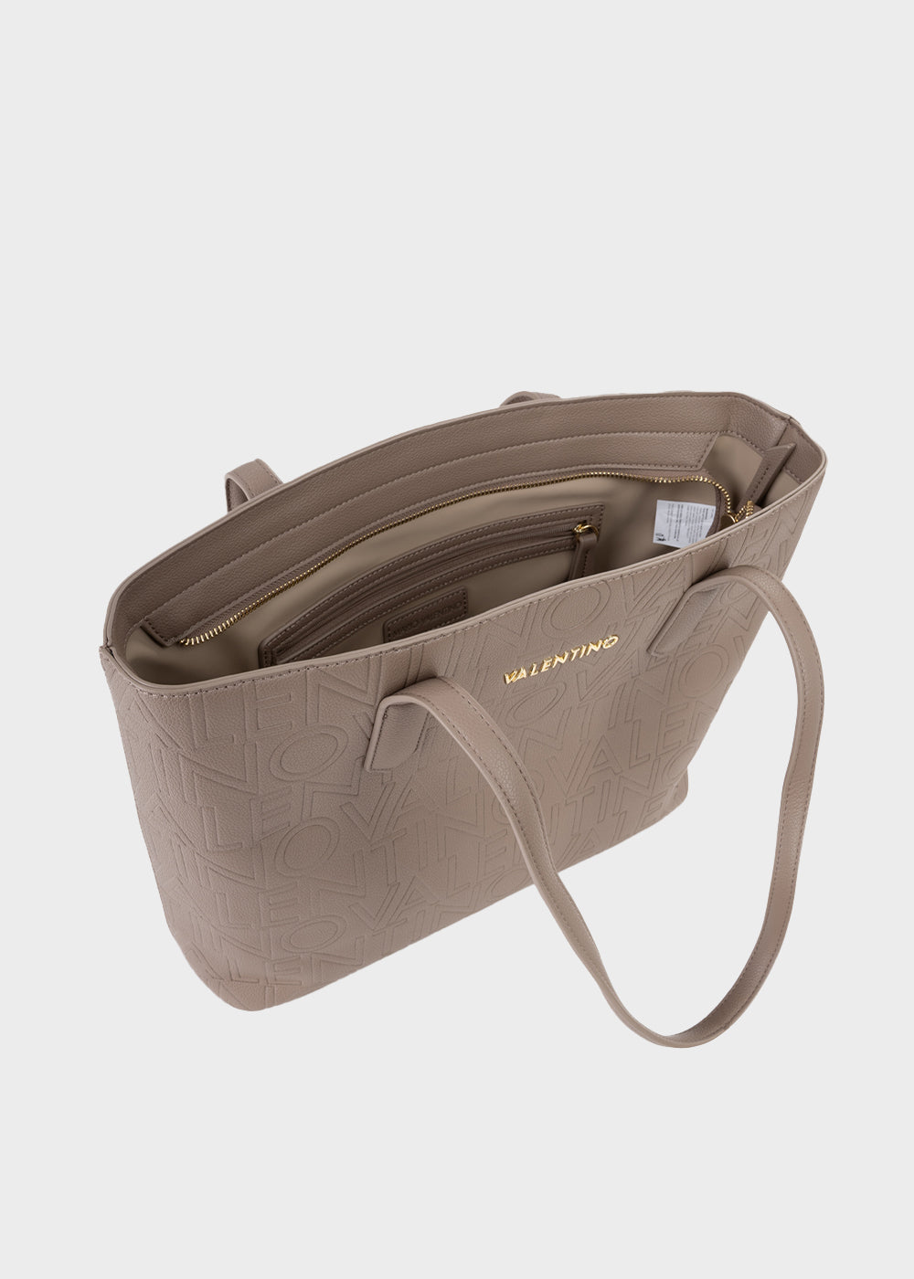 Borsa da spalla Pansy con logo all over