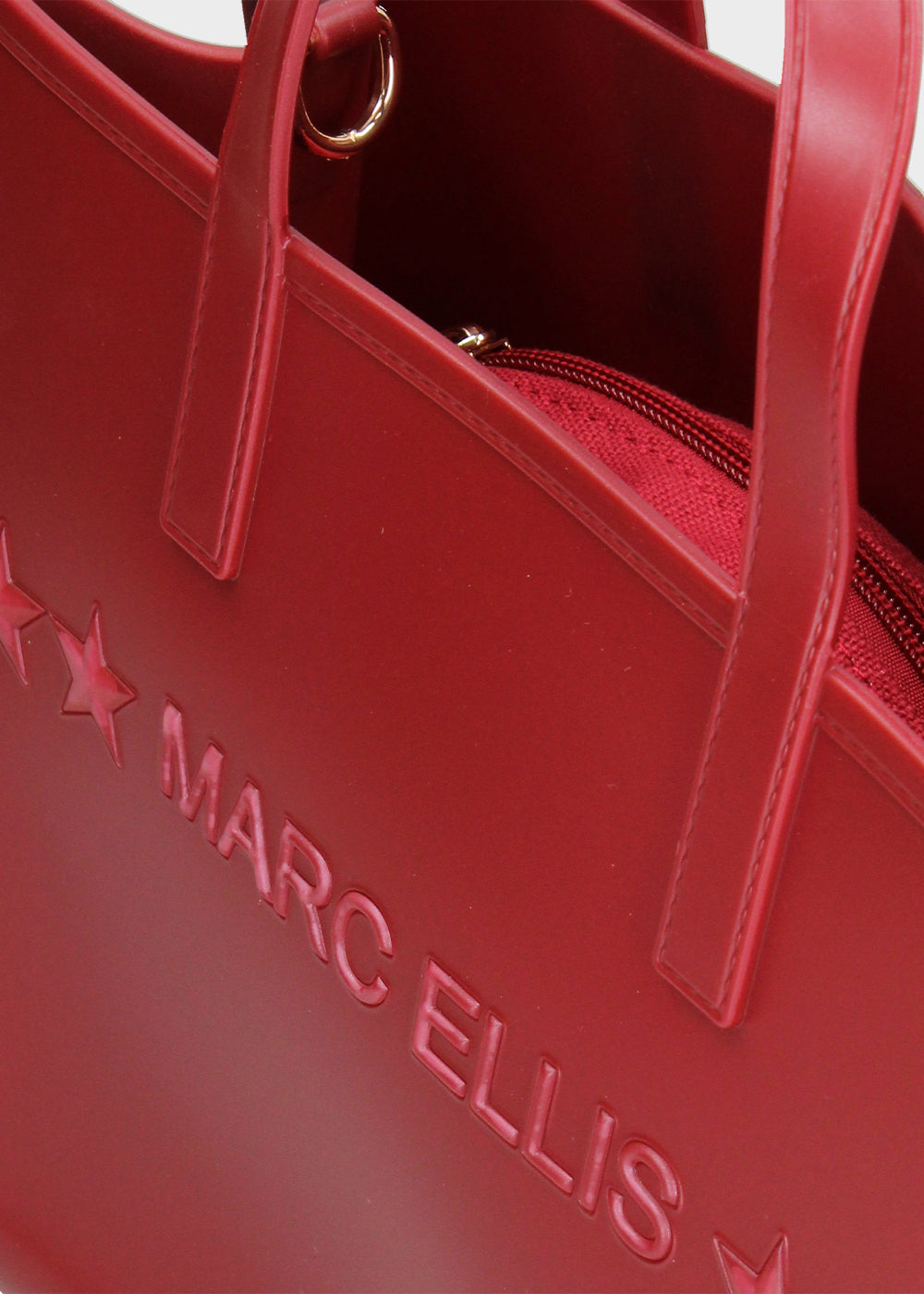 Flat Go handbag with shoulder strap and removable clutch