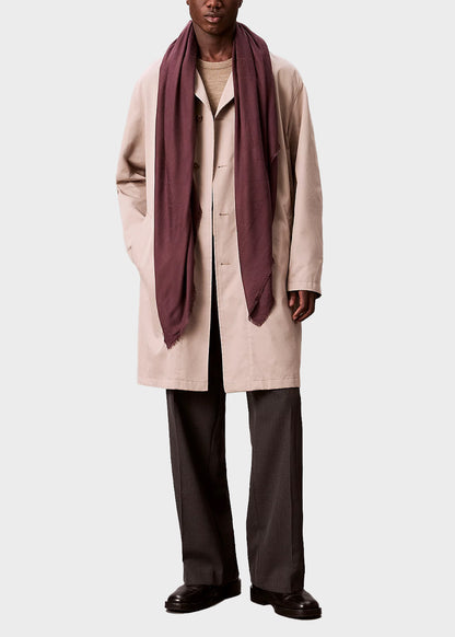 Sciarpa morbida con logo tono su tono