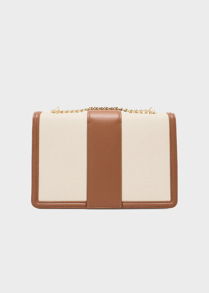 Borsa a tracolla con catena Jodie M in Canvas