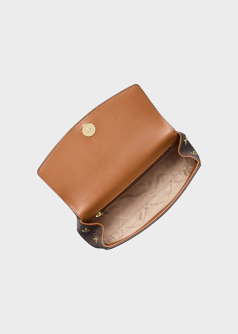 Borsa a mano piccola Ava con tracolla e logo all over