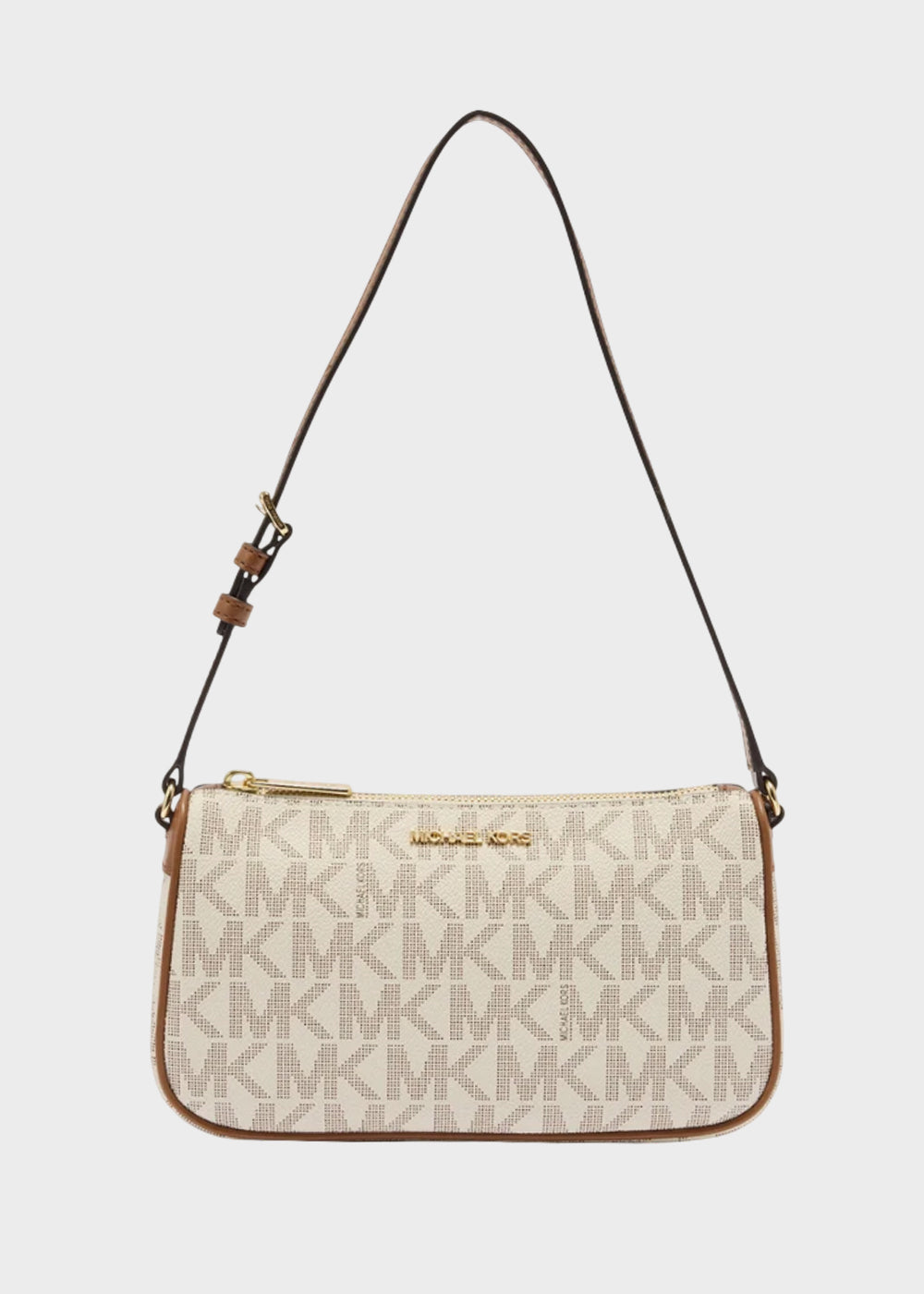 Borsa a spalla Jet Set con logo all over