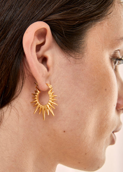 RES HOOP EARRINGS