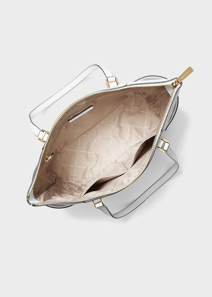 Borsa da spalla Charlotte grande con logo
