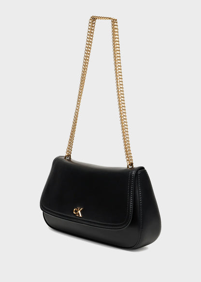 Medium Convertible Bag with Chain and Logo