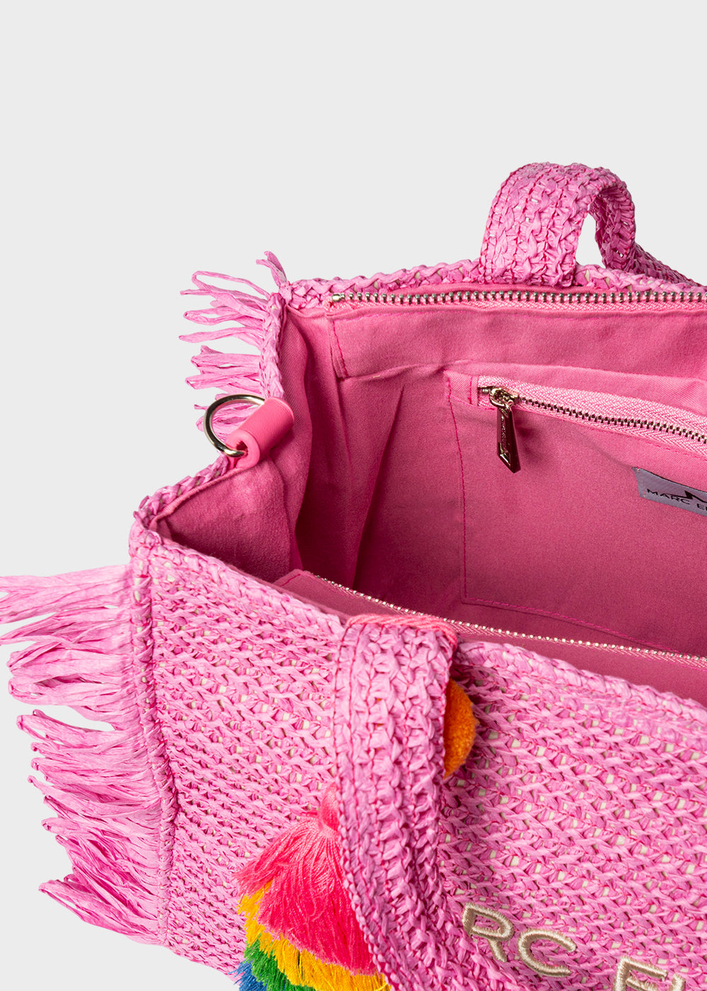 Borsa da Mare Buby S.Claire M in effetto rafia, con tracolla