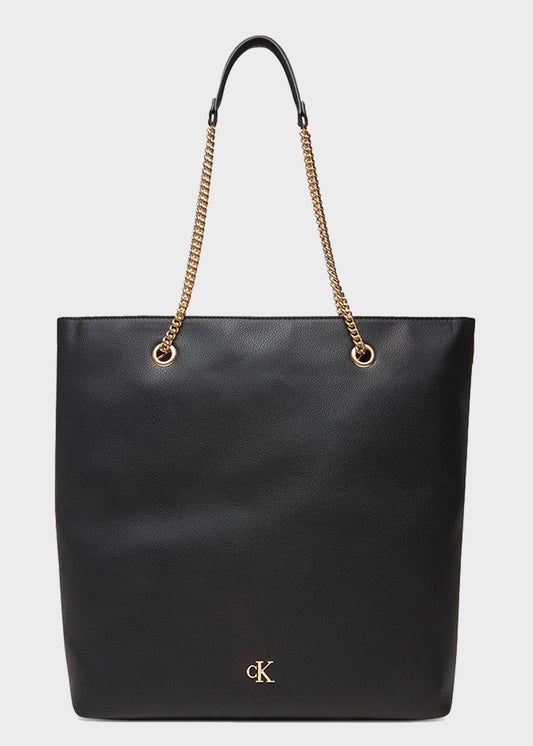 Borsa Minimal Monogram Chain Tote