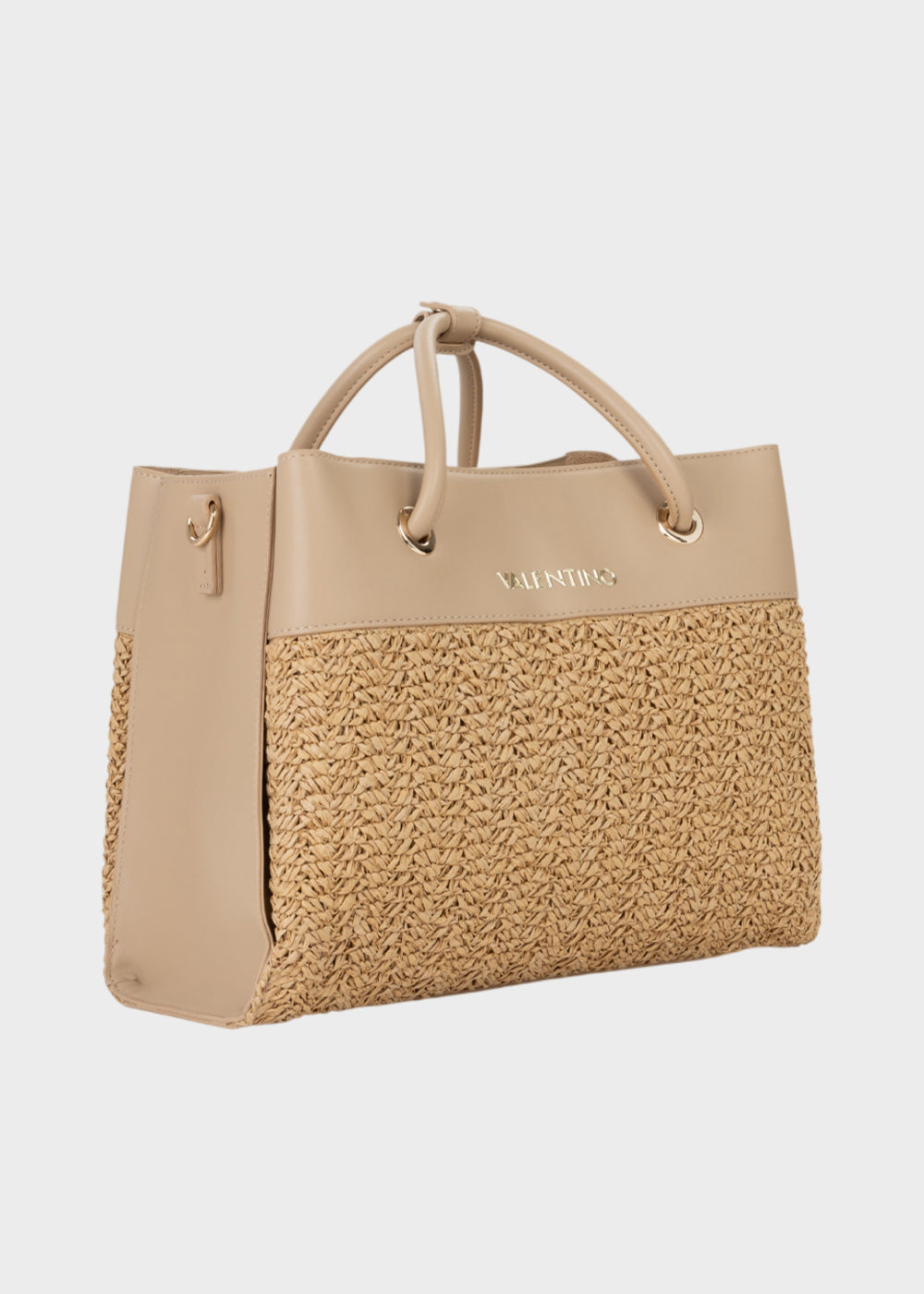 Borsa a mano Alexia Summer con tracolla, in effetto paglia-3