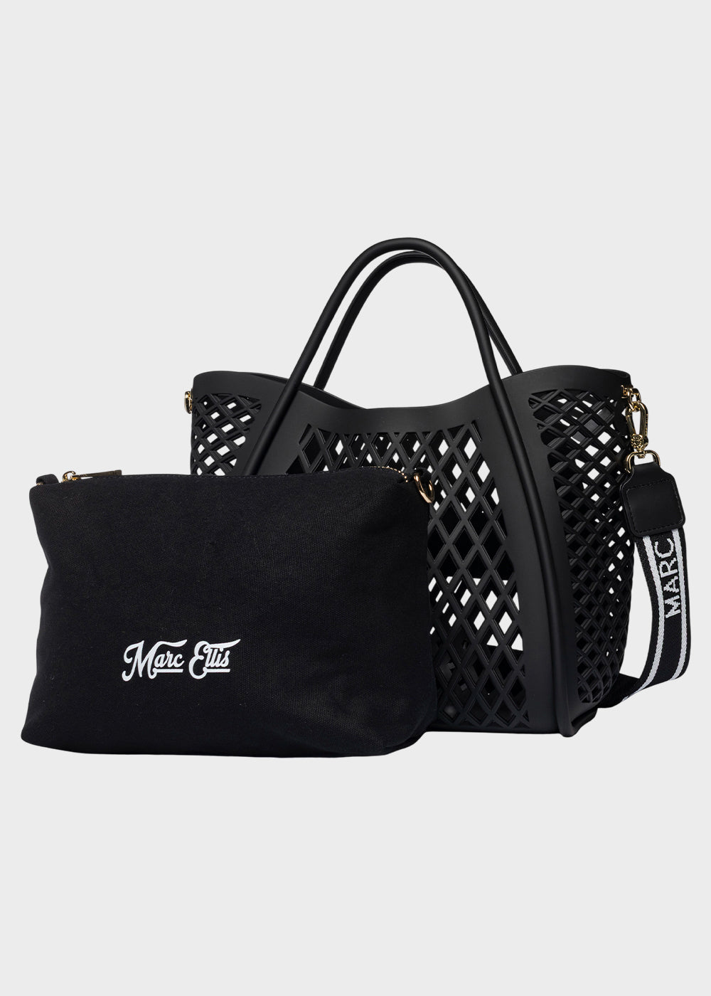 Borsa da Mare con tracolla Flat Basket S, con pochette interna