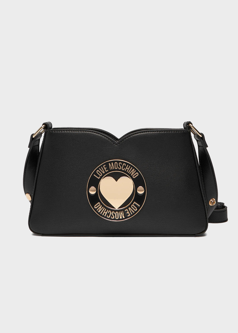 Handbag with heart logo