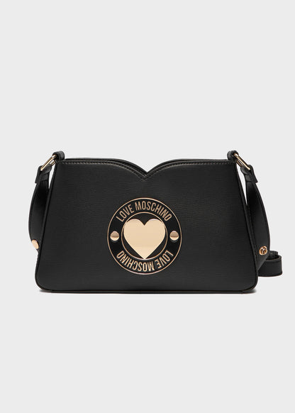Handbag with heart logo