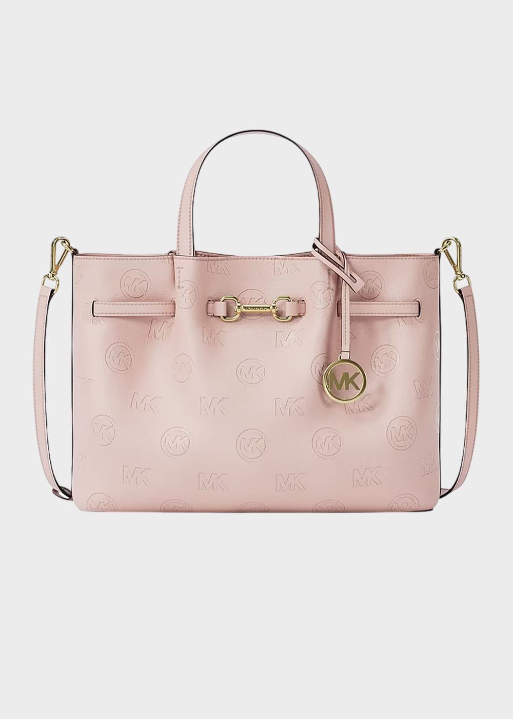 Borsa a mano con tracolla Carson Media con logo all over