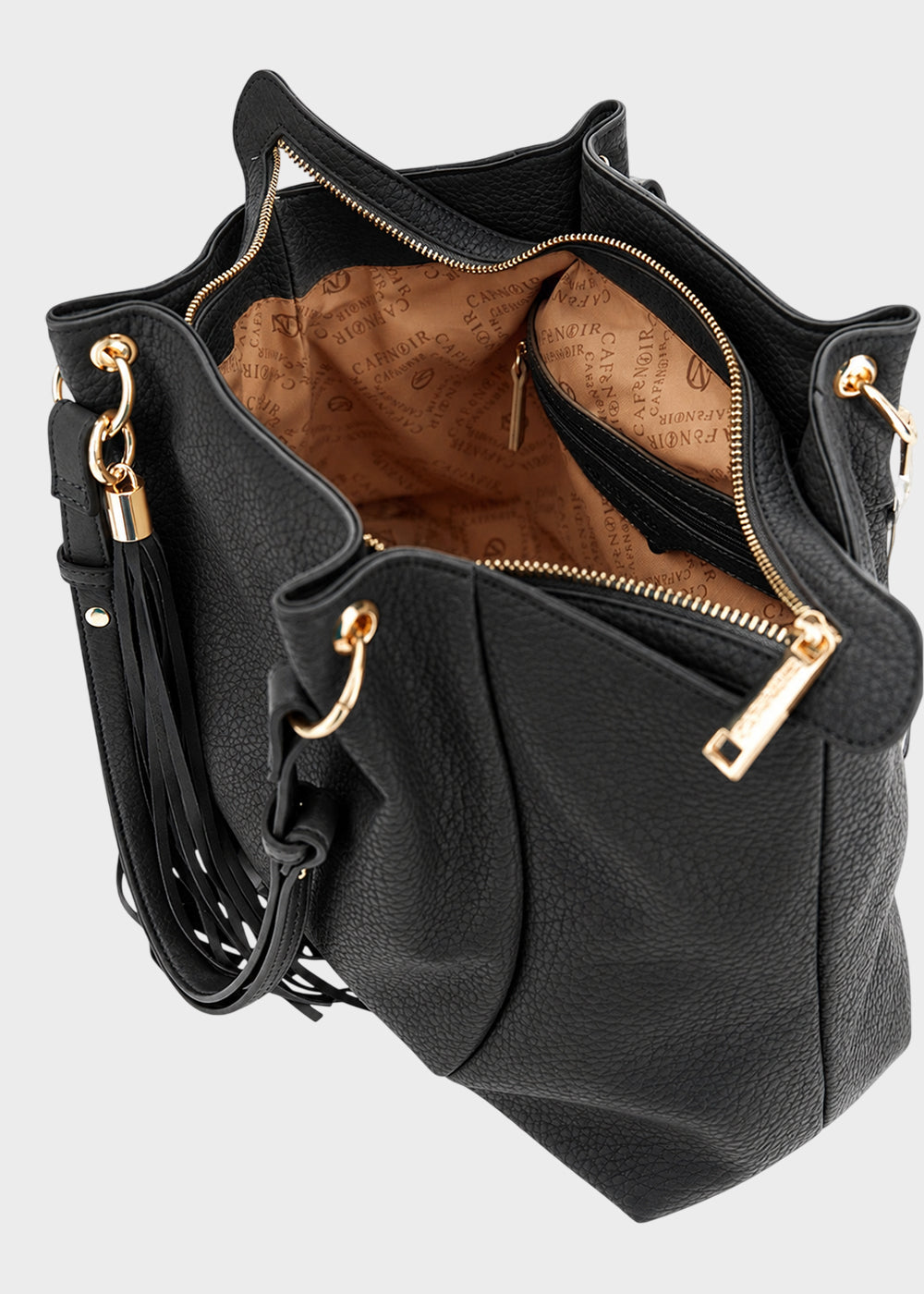 Borsa da spalla morbida con pieghe-3