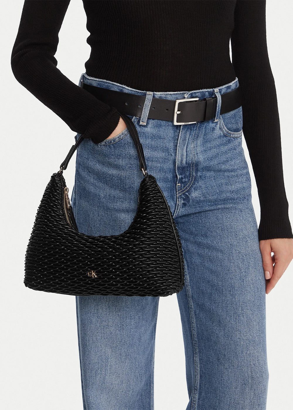 Shoulder bag with logo