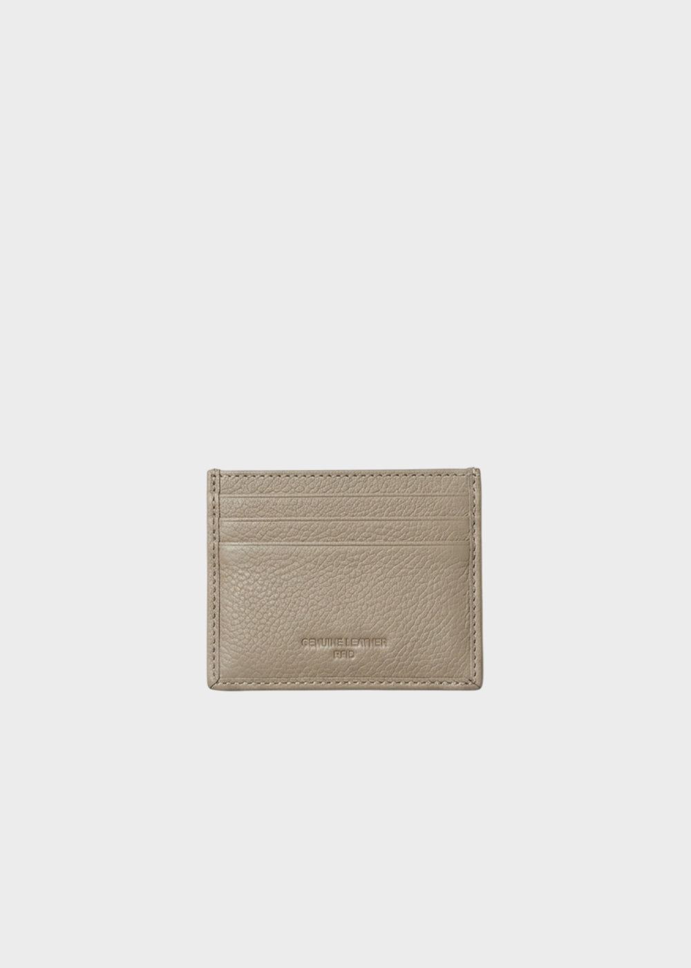 Portacarte Hope Do con logo metallico in vera pelle-2
