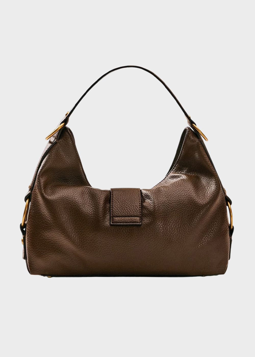 Borsa a spalla Camden con logo metallico-3