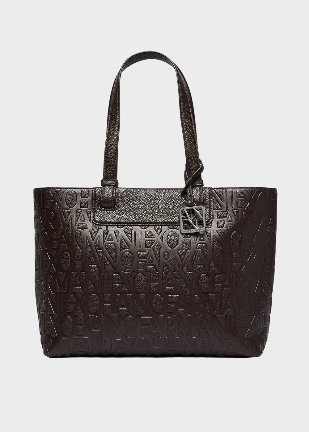 Borsa shopping Liz Pebble M con logo all over
