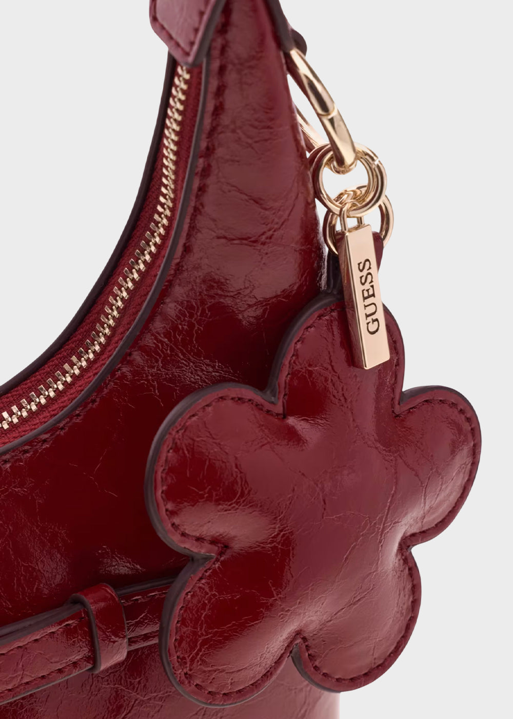 Borsa a spalla Taylor Mini con charm fiore-5