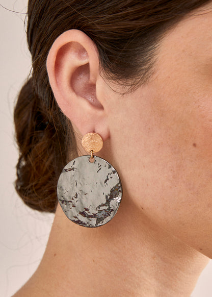 JEMMA ROUND EARRINGS