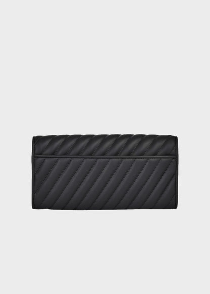 Rose clutch bag with shoulder strap