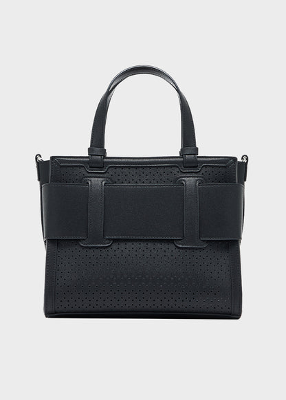 Borsa a mano con tracolla Susie Perforation Tote M
