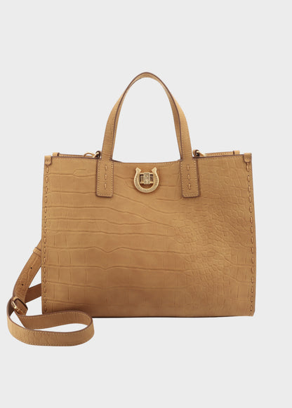 Borsa a mano Middleton D. con tracolla e borsa interna, effetto Croco