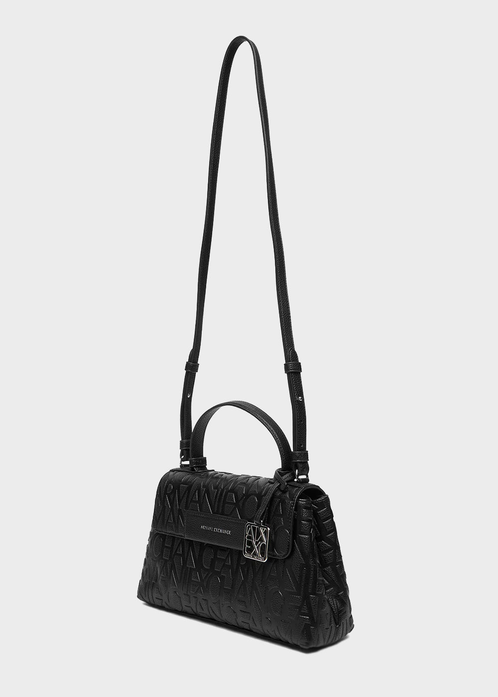 Liz Pebble shoulder bag with all-over logo-6