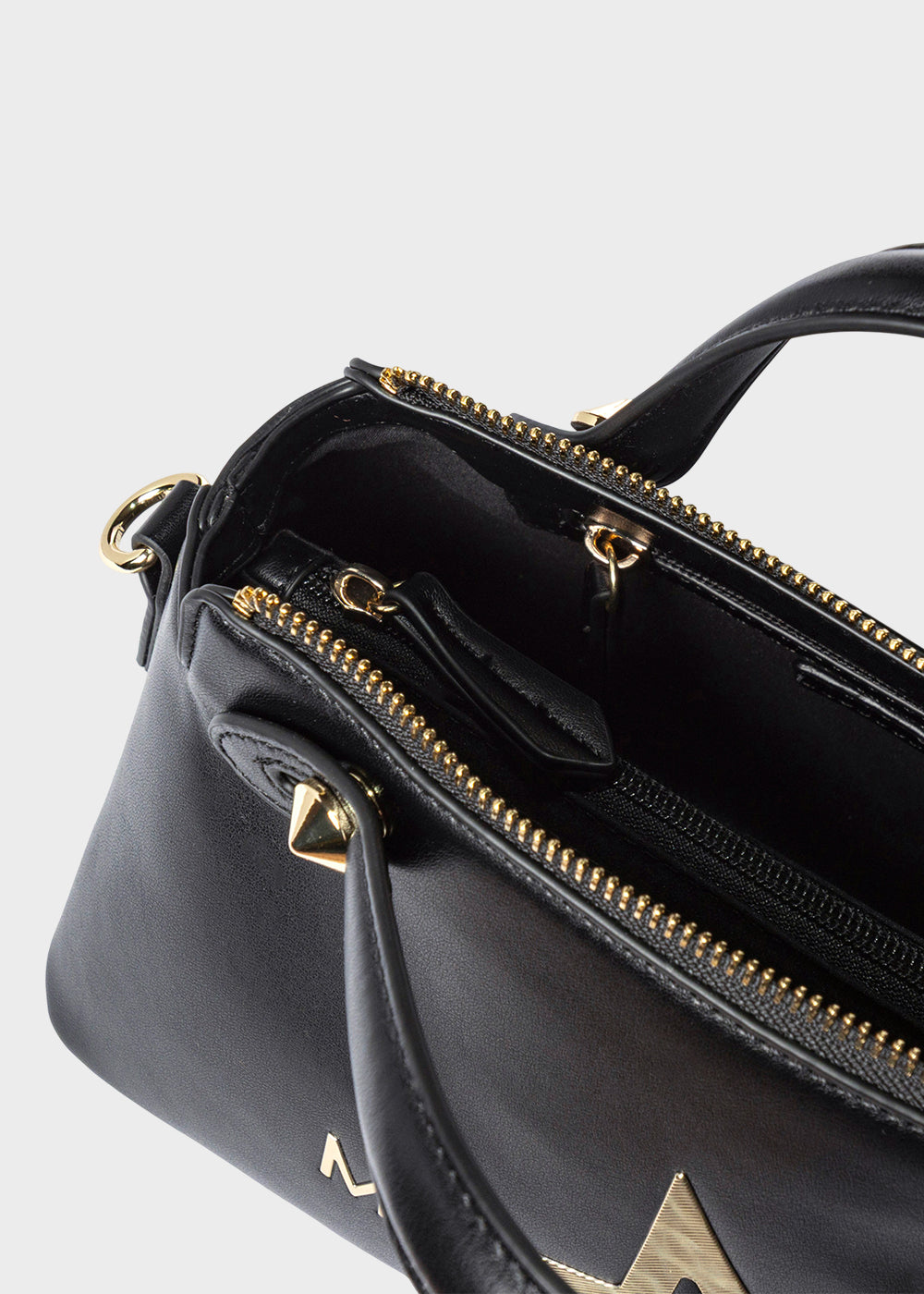 Borsa a mano Lauryn SY con tracolla e logo frontale