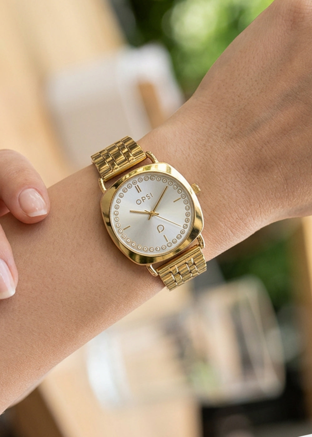 Orologio Ring Diamond 32MM White Dial
