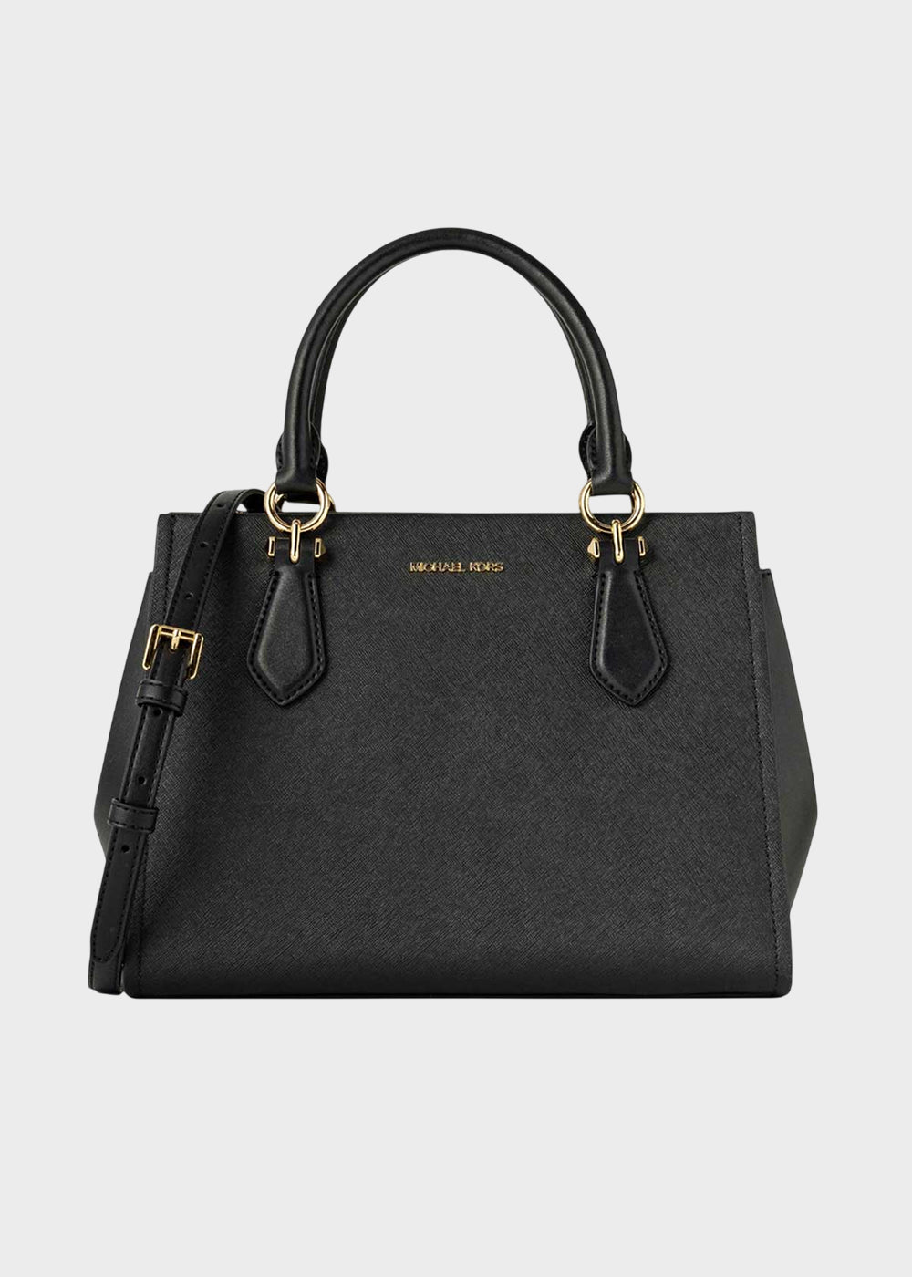 Borsa a mano Marilyn media con tracolla, in pelle saffiano
