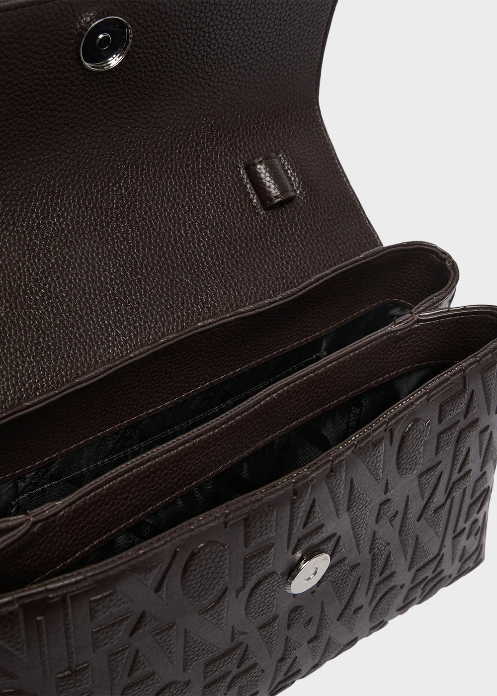 Borsa a mano con tracolla Liz Pebble con logo all over-5