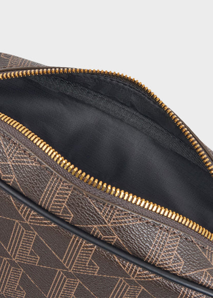 Borsa a tracolla The Blend con patta e doppio gancio monogram