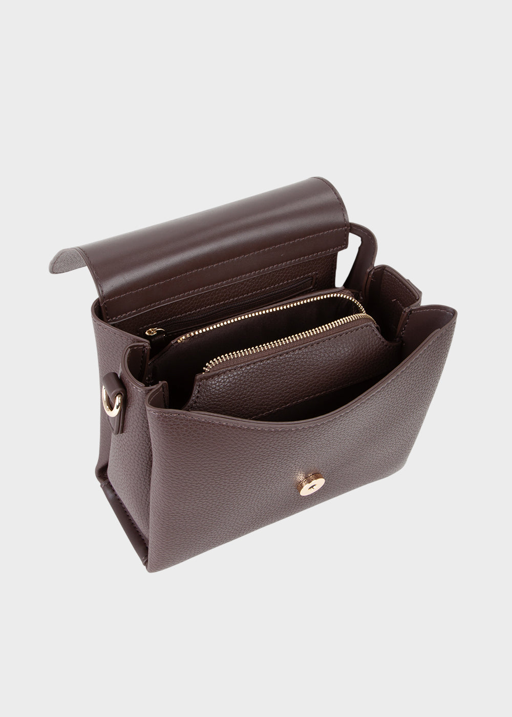 Borsa Alexia piccola con pattina e tracolla-5