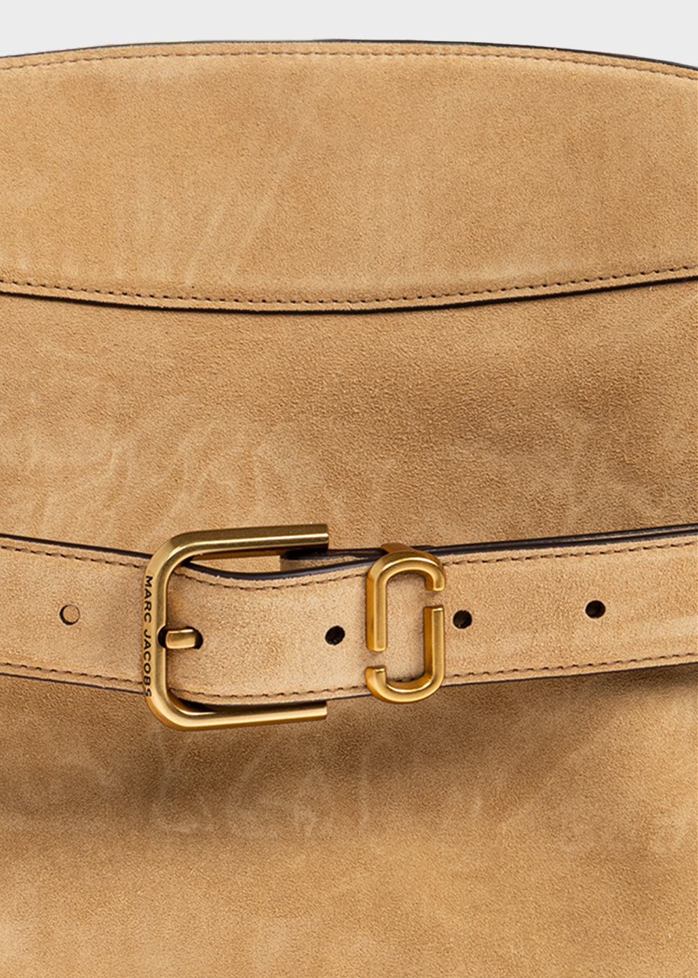 Borsa a spalla "The Dakota Satchel" grande con tracolla, in vera pelle scamosciata-5