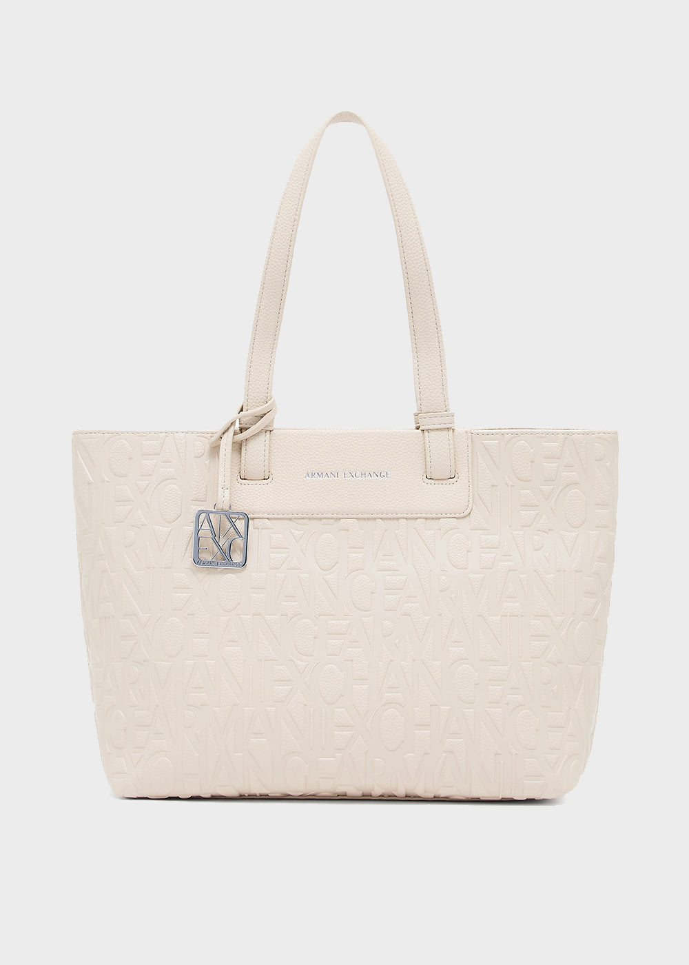 Borsa shopping Liz Pebble M con logo all over
