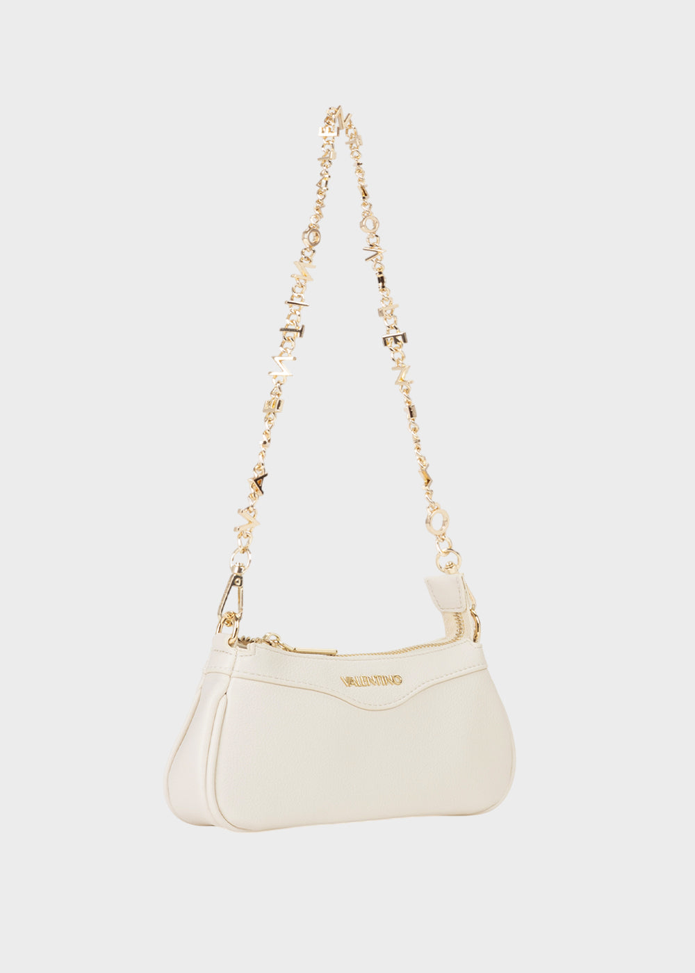 Borsa mini Elly con tracolla e tracolla lettering a spalla