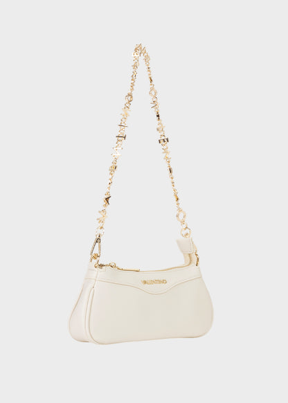 Borsa mini Elly con tracolla e tracolla lettering a spalla