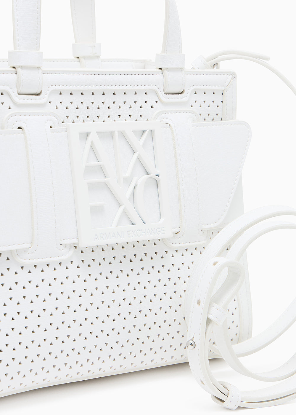 Borsa a mano con tracolla Susie Perforation Tote M