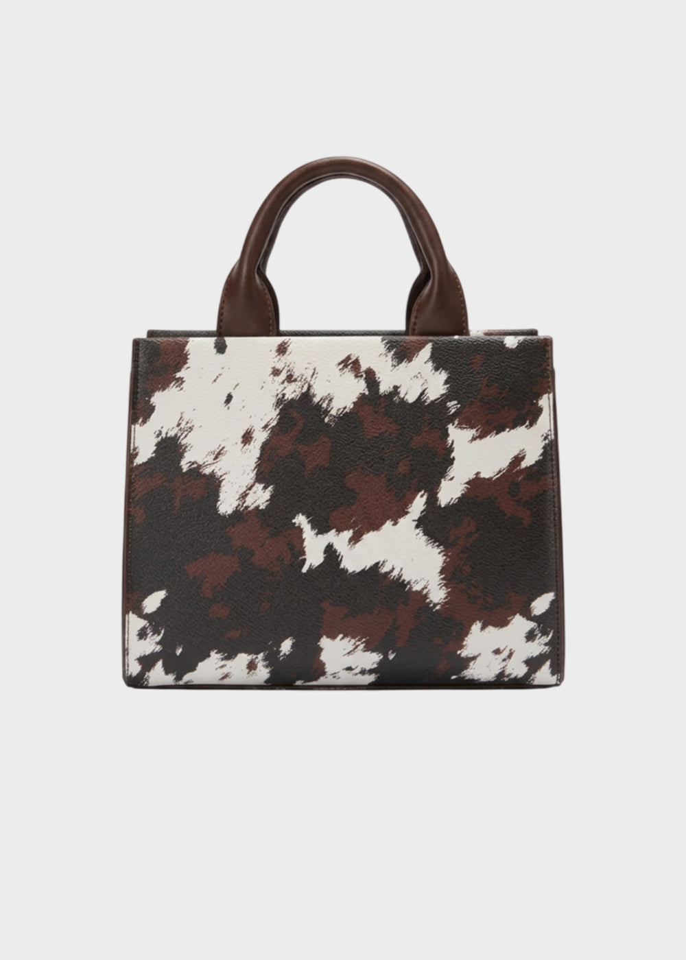 Borsa a mano Mini Marge Cow con tracolla e applicazione orsetto centrale Teddy-3